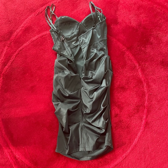 Urban Behaviour corset style dress, dark green, size M - Picture 4 of 4